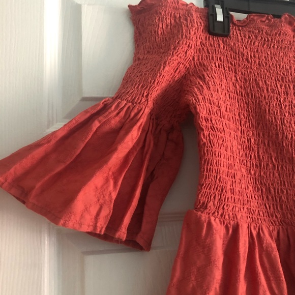 Blue Rain Off the ShoulderTop - Picture 3 of 6